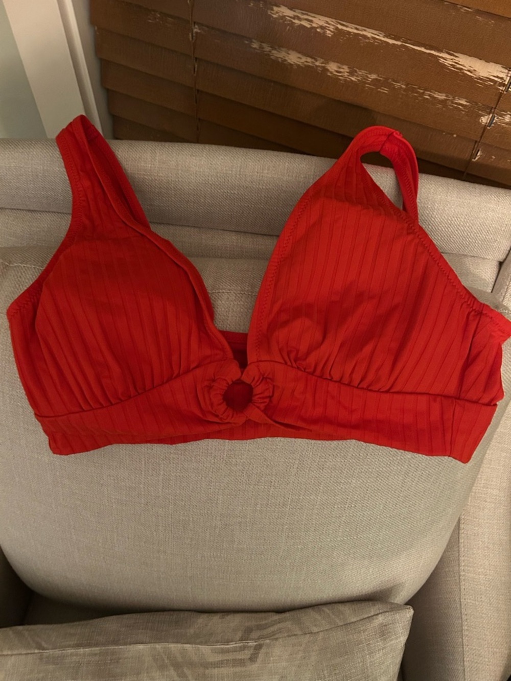 Aerie Red Bathing Suit Top
